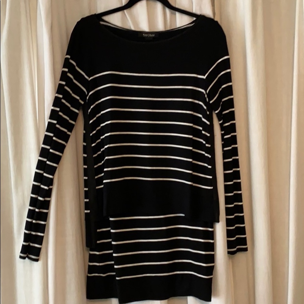 WHBM double layer knit tunic